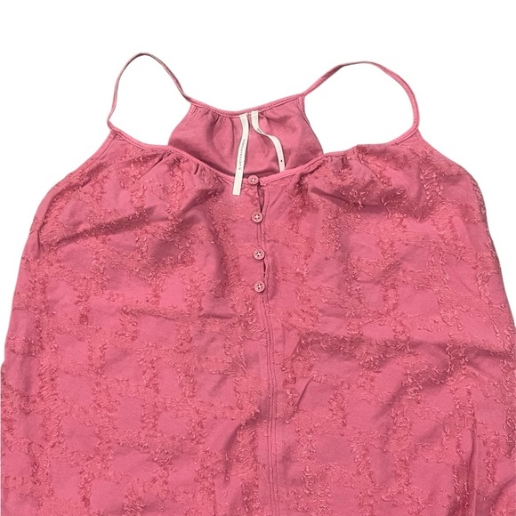 Anthropologie Pink Textured Cami Top Blouse Womens Size Medium - Picture 2 of 7